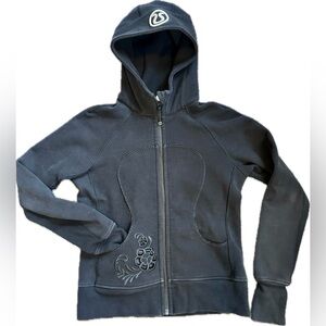 ⬇️PRICE DROP⬇️Lululemon Cutout Zip Up Hoodie with Satin Backing (S)